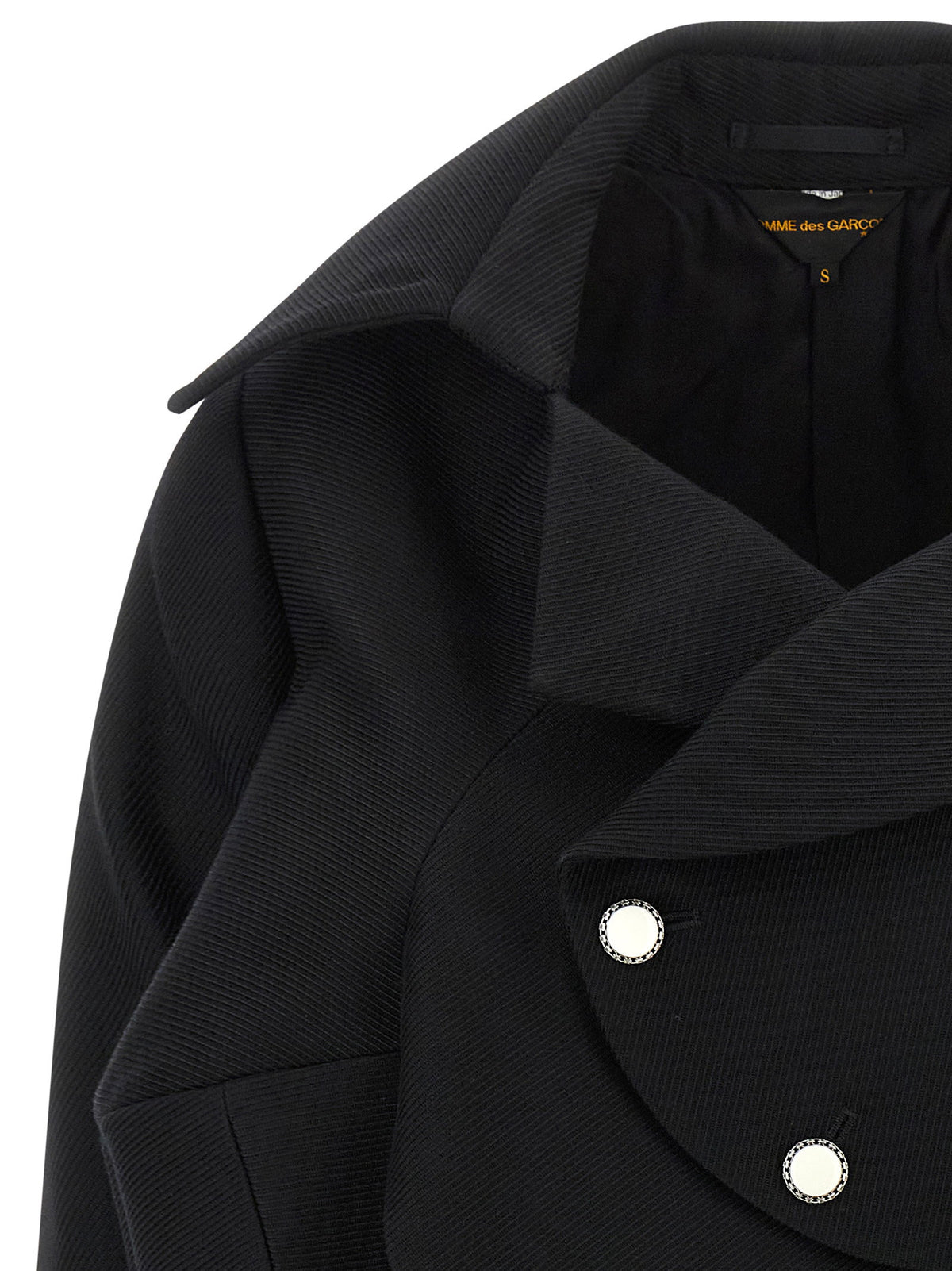 Comme Des Garcons Micro Ribbed Blazer Comme Des Garcons