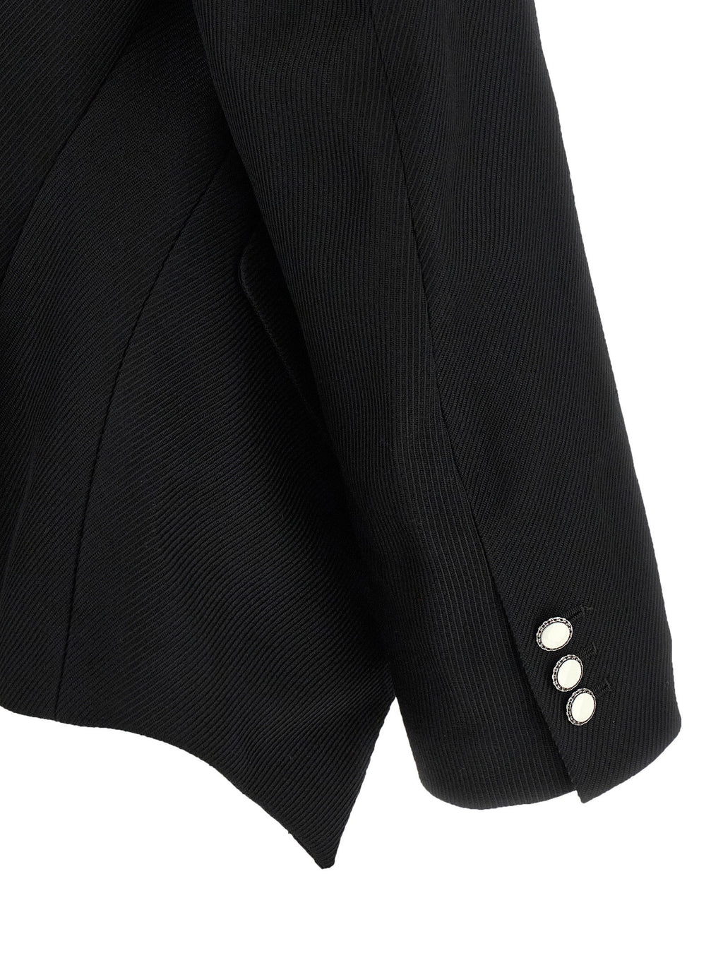 Comme Des Garcons Micro Ribbed Blazer Comme Des Garcons