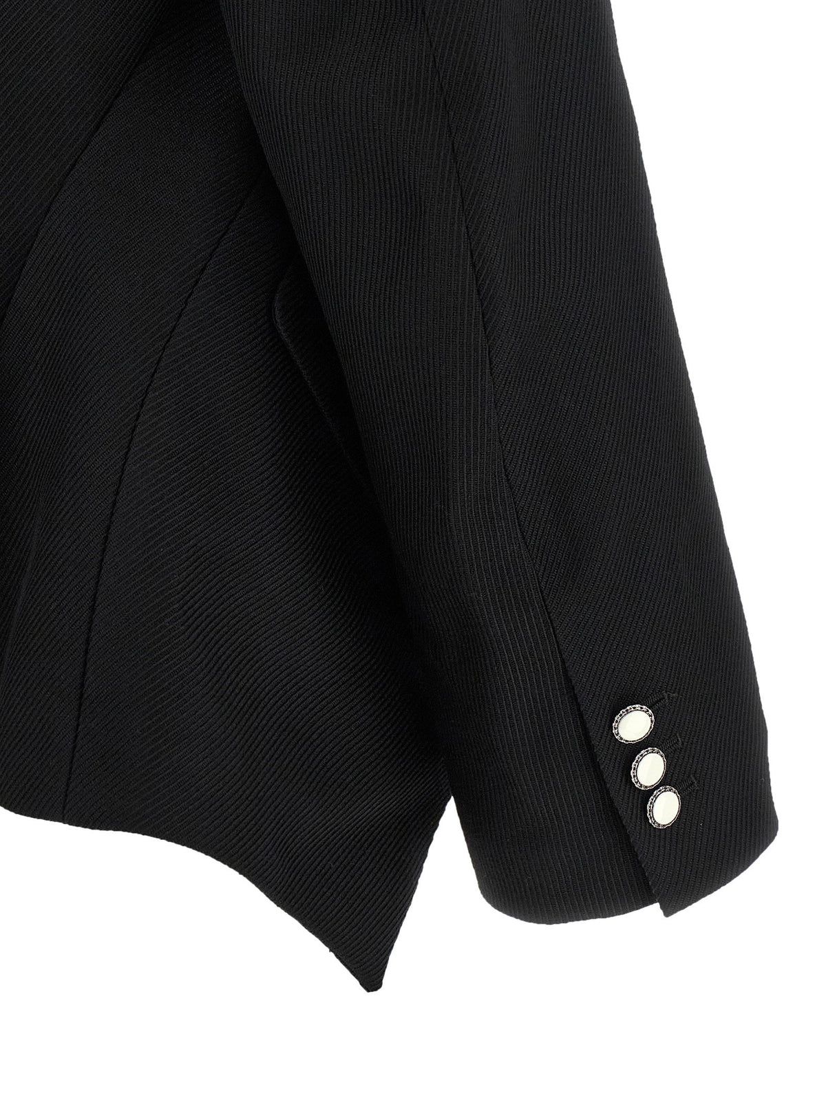 Comme Des Garcons Micro Ribbed Blazer Comme Des Garcons
