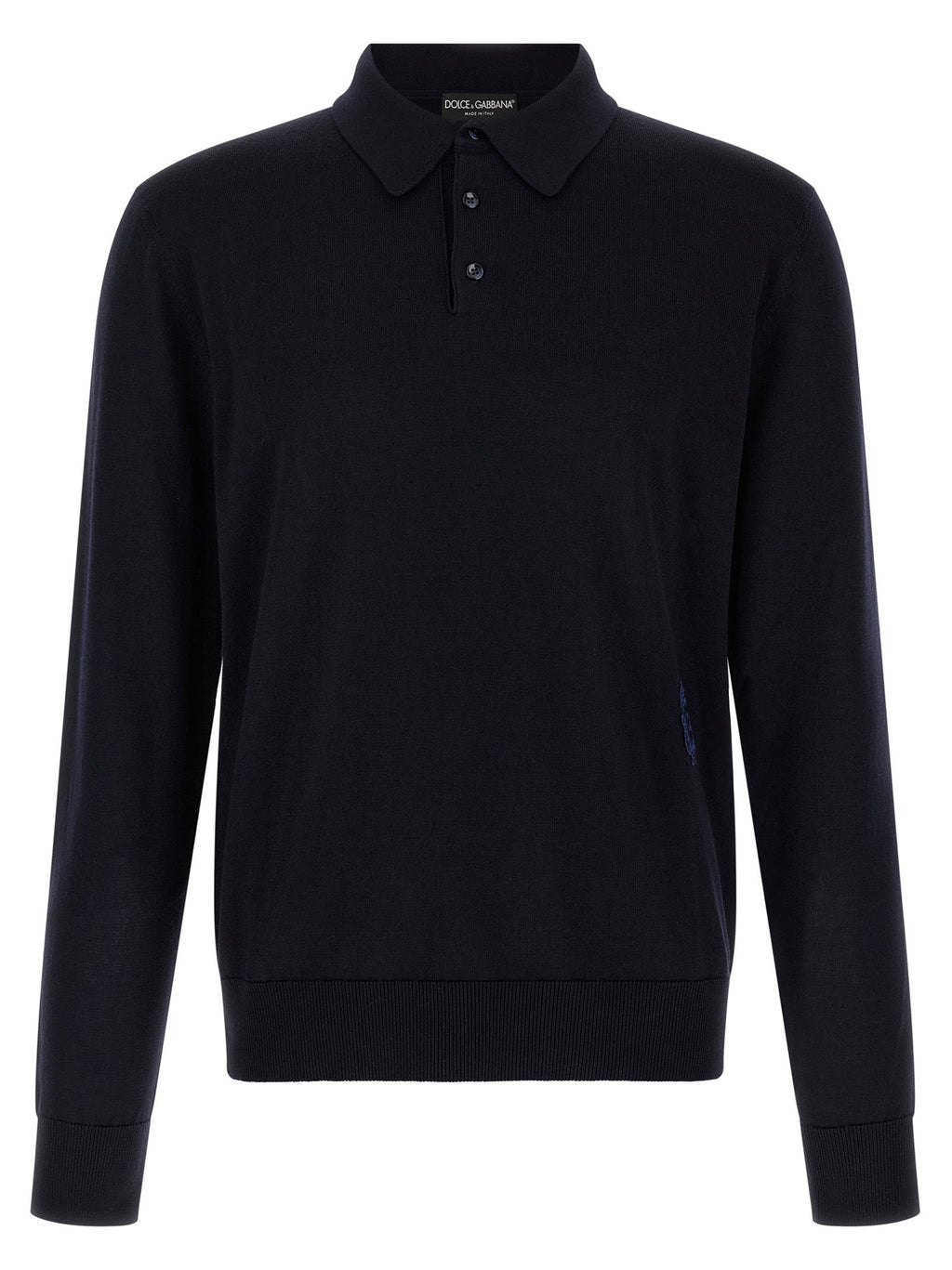 Dolce & Gabbana Virgin Wool Polo Shirt