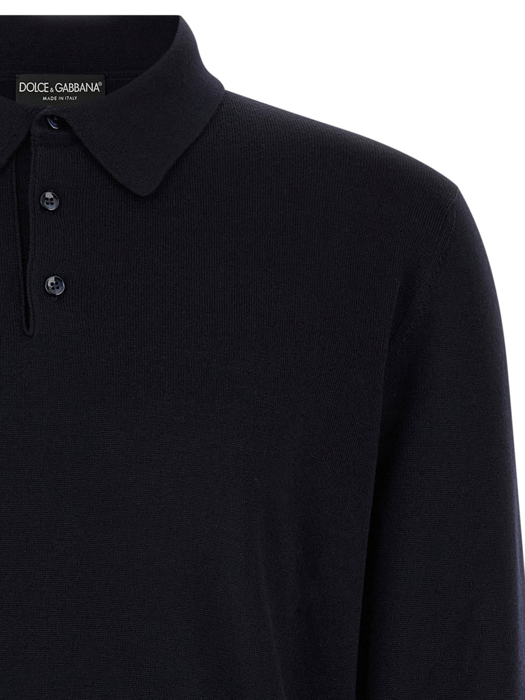 Dolce & Gabbana Virgin Wool Polo Shirt