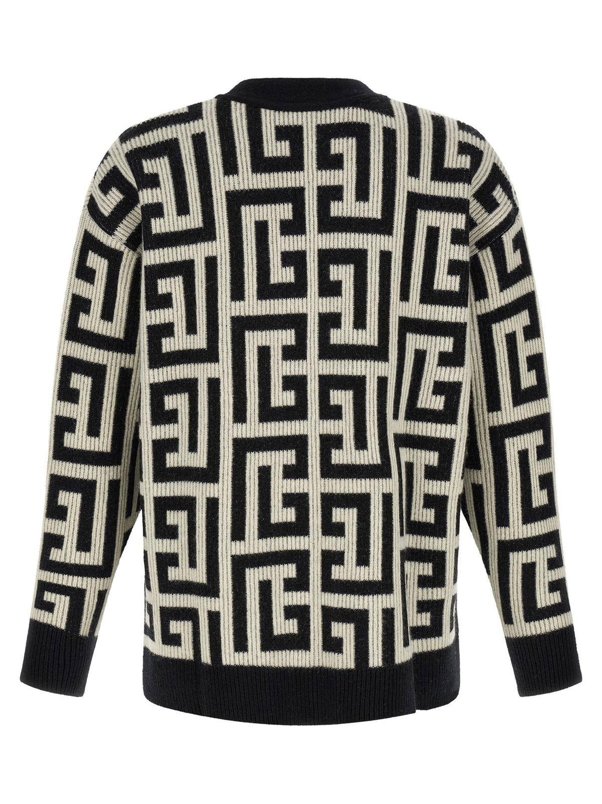 Balmain Monogram Macro Cardigan