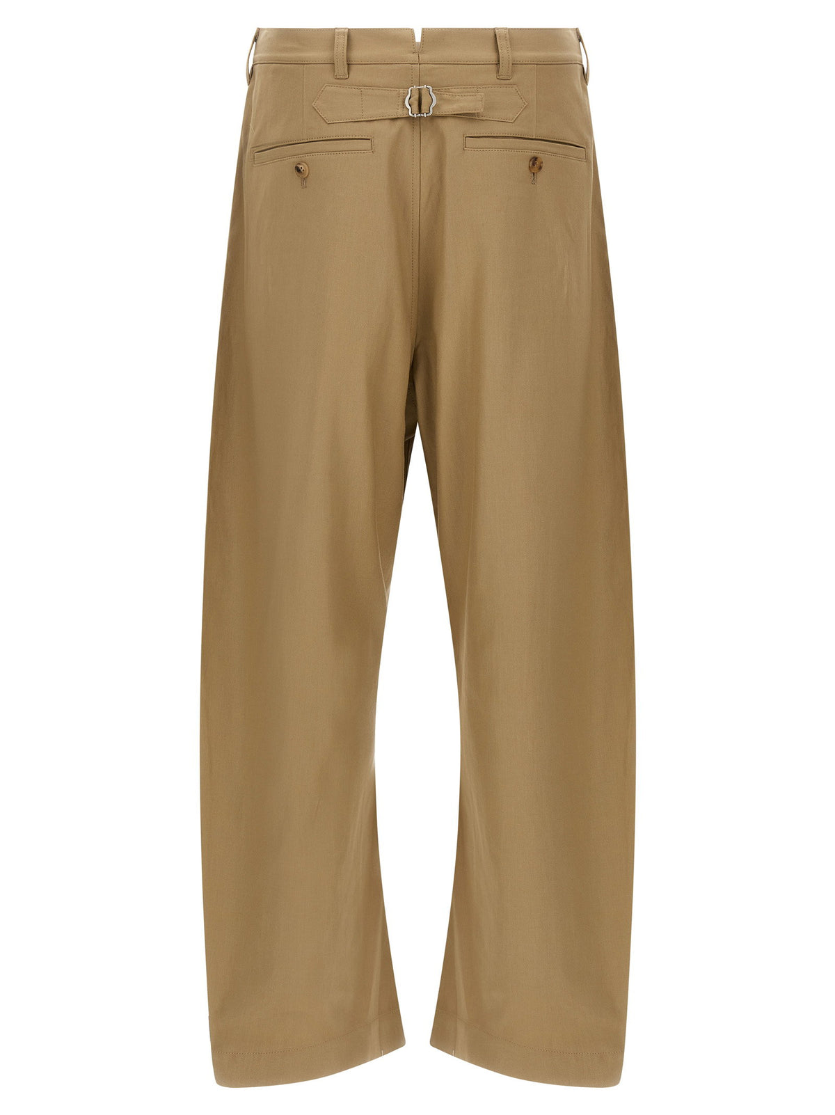 Comme Des Garҫons Homme Curved Leg Pants