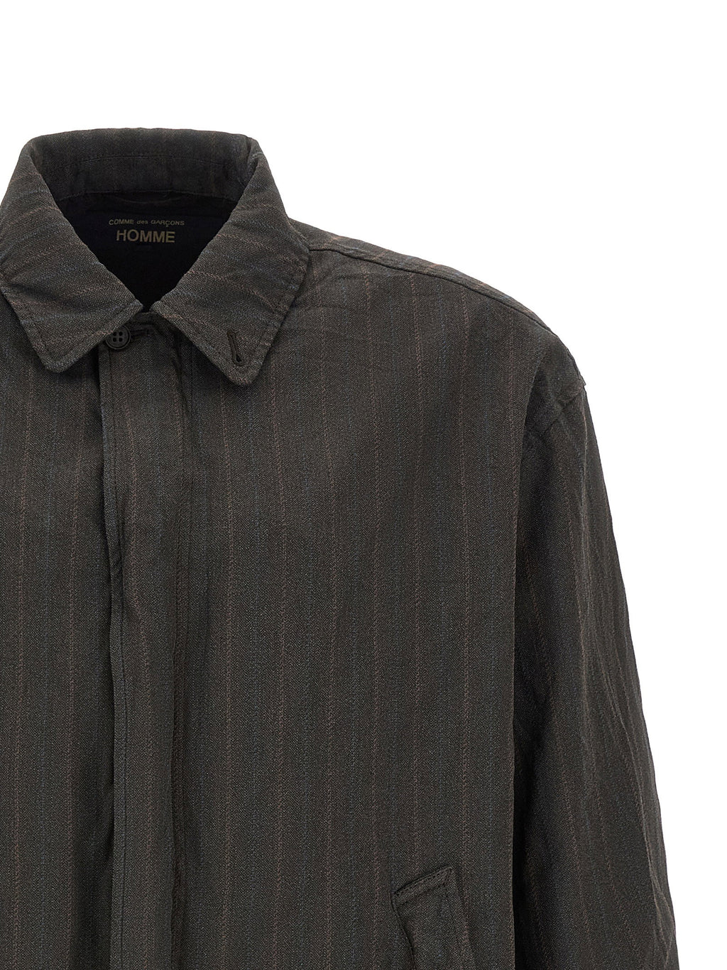 Comme Des Garҫons Homme Pinstriped Jacket