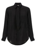 Yohji Yamamoto Stole Collar Shirt