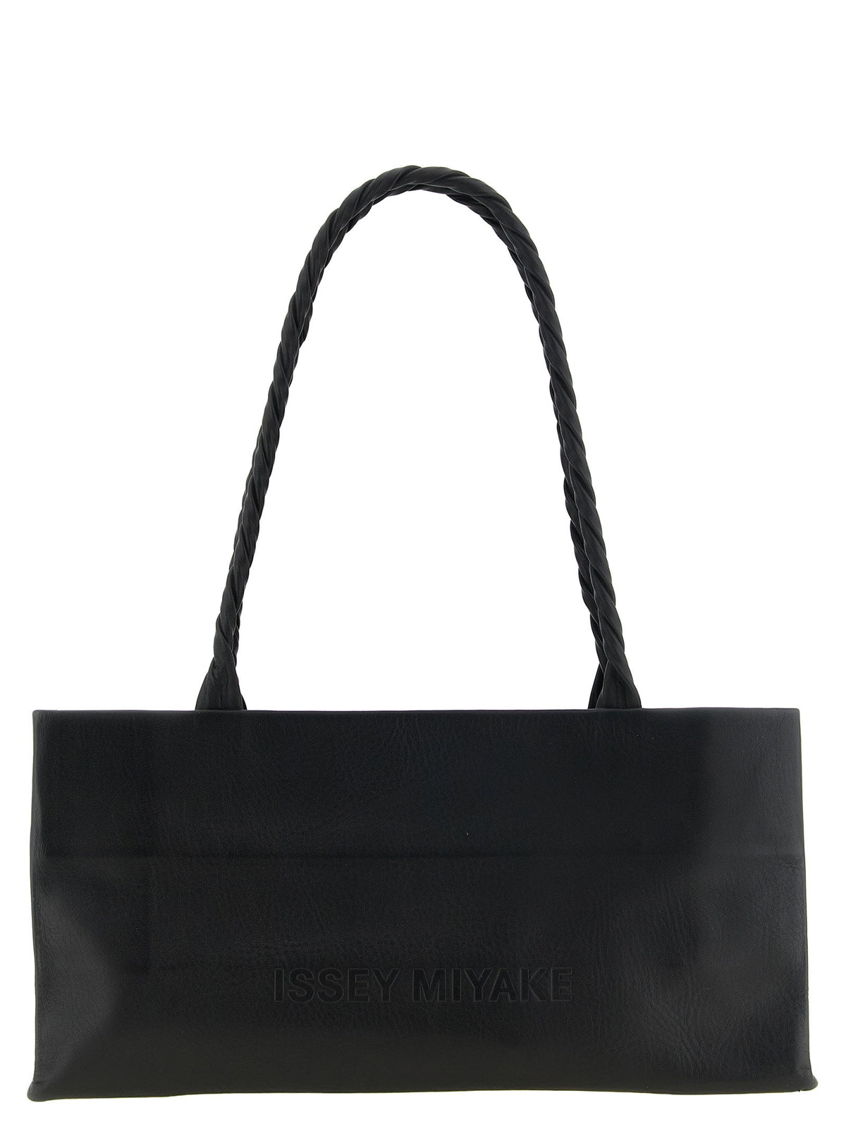 Issey Miyake Black Paper Bag Shoulder Bag