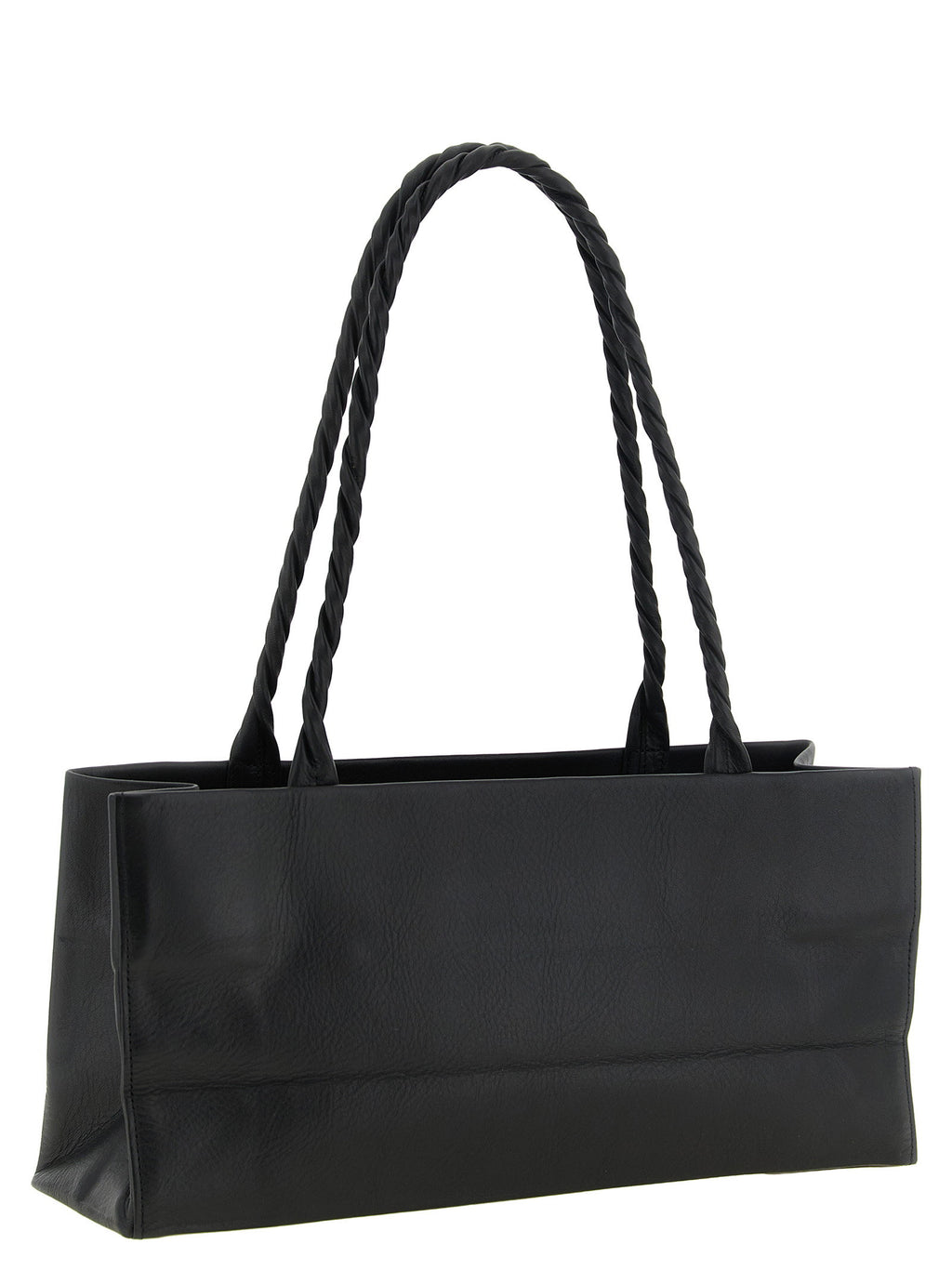 Issey Miyake Black Paper Bag Shoulder Bag