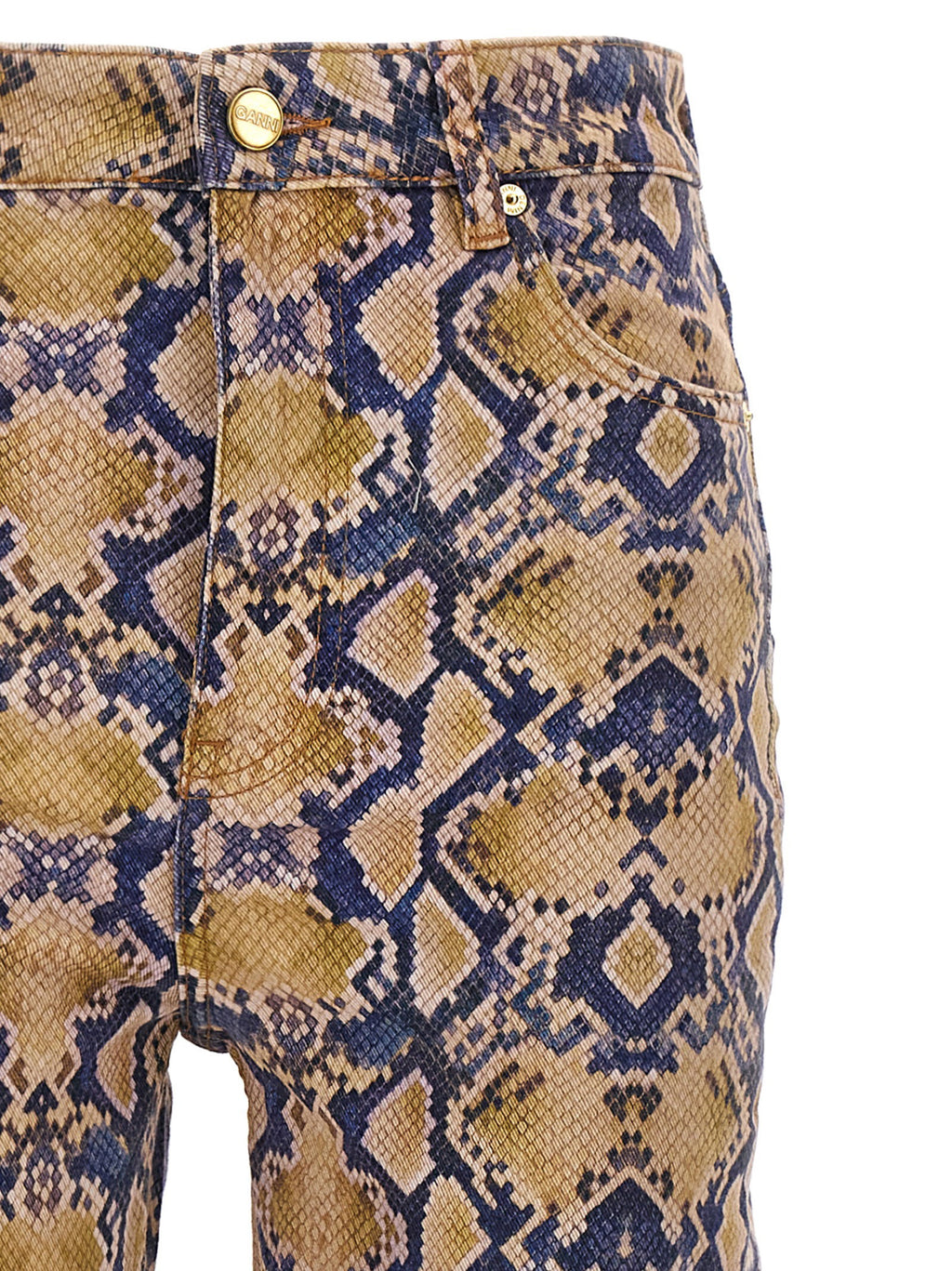 Ganni Python Jeans Ganni