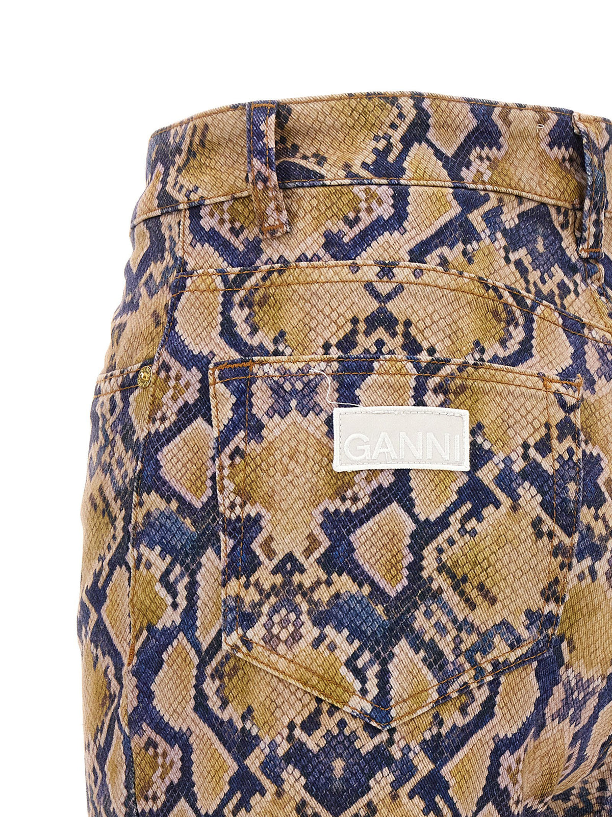 Ganni Python Jeans Ganni
