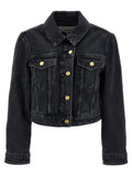 Ganni Cropped Denim Jacket