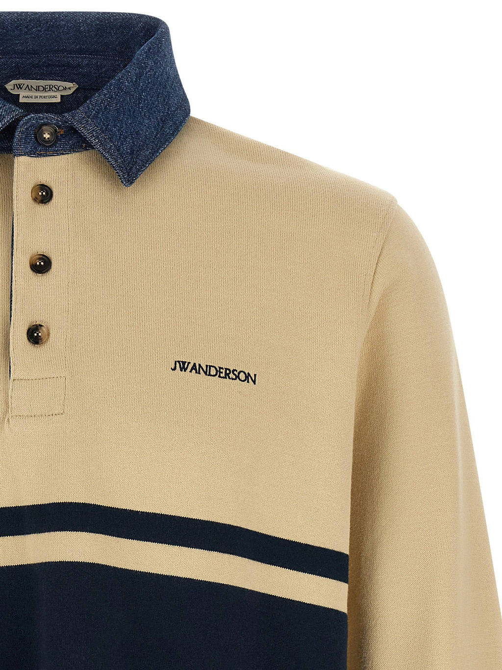 J.w.anderson Contrast Collar Polo Shirt J.w.anderson