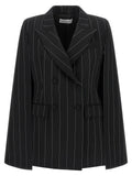 Federica Bonifaci Pinstripe Tuxedo Cape