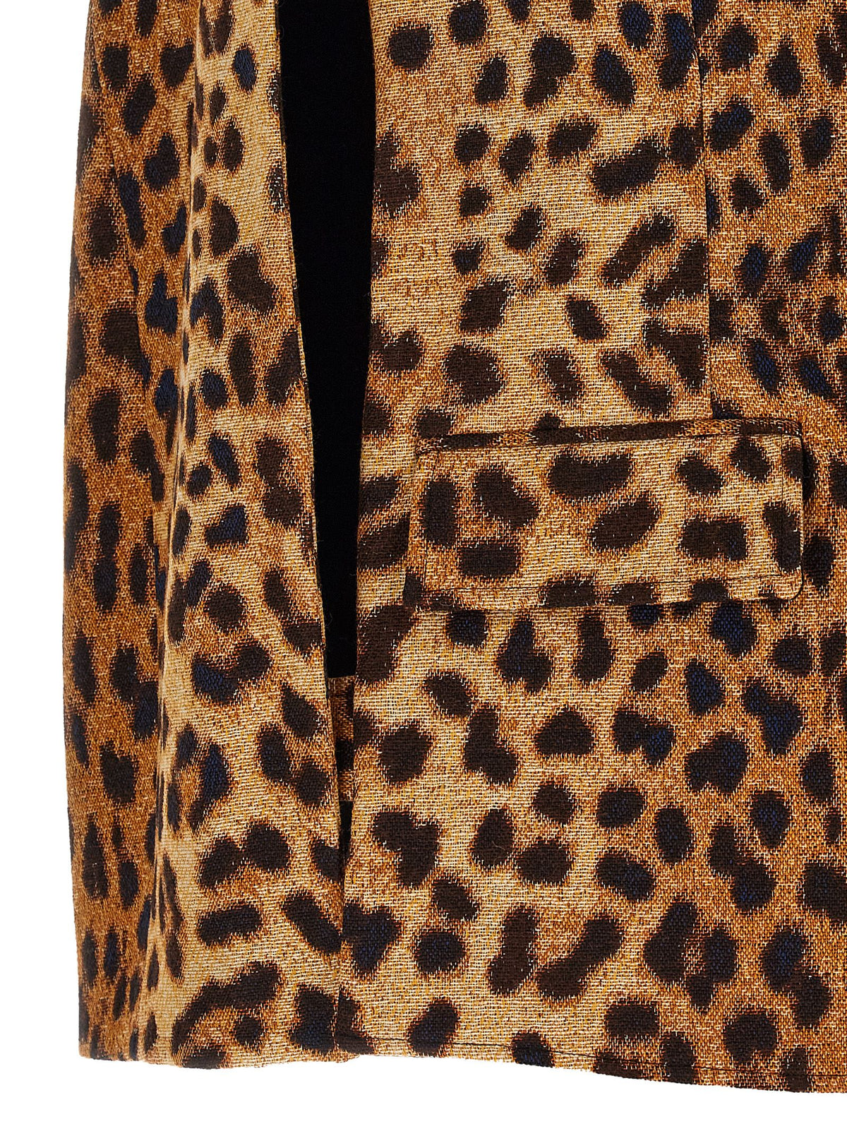 Federica Bonifaci Cape Leopard Blazer