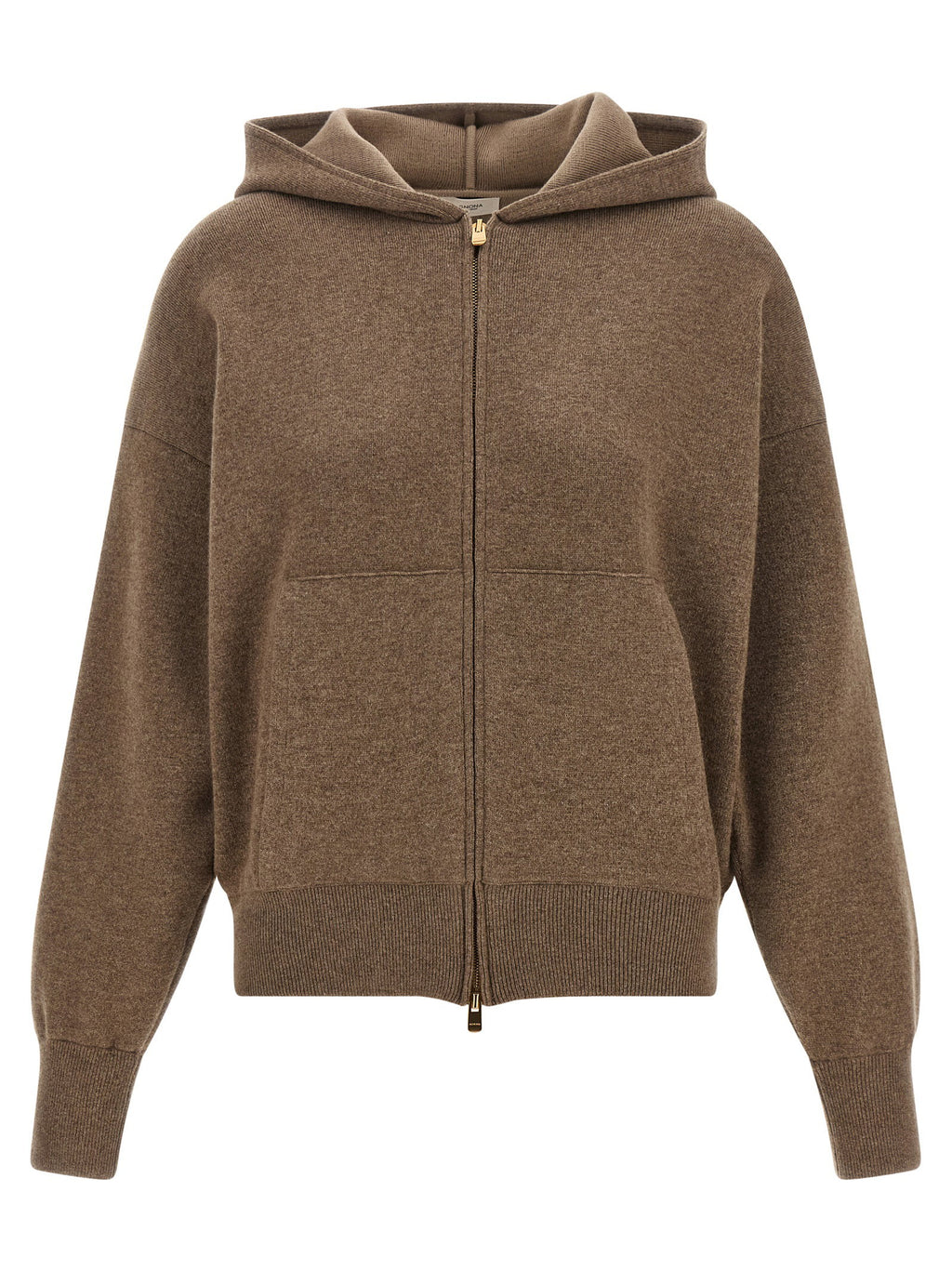 Agnona Zipped Hooded Sweater