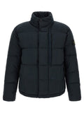 Stone Island Imb Piuma Rds Down Jacket With Logo Badge Stone Island
