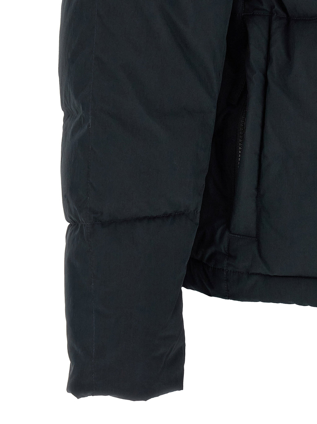 Stone Island Imb Piuma Rds Down Jacket With Logo Badge Stone Island