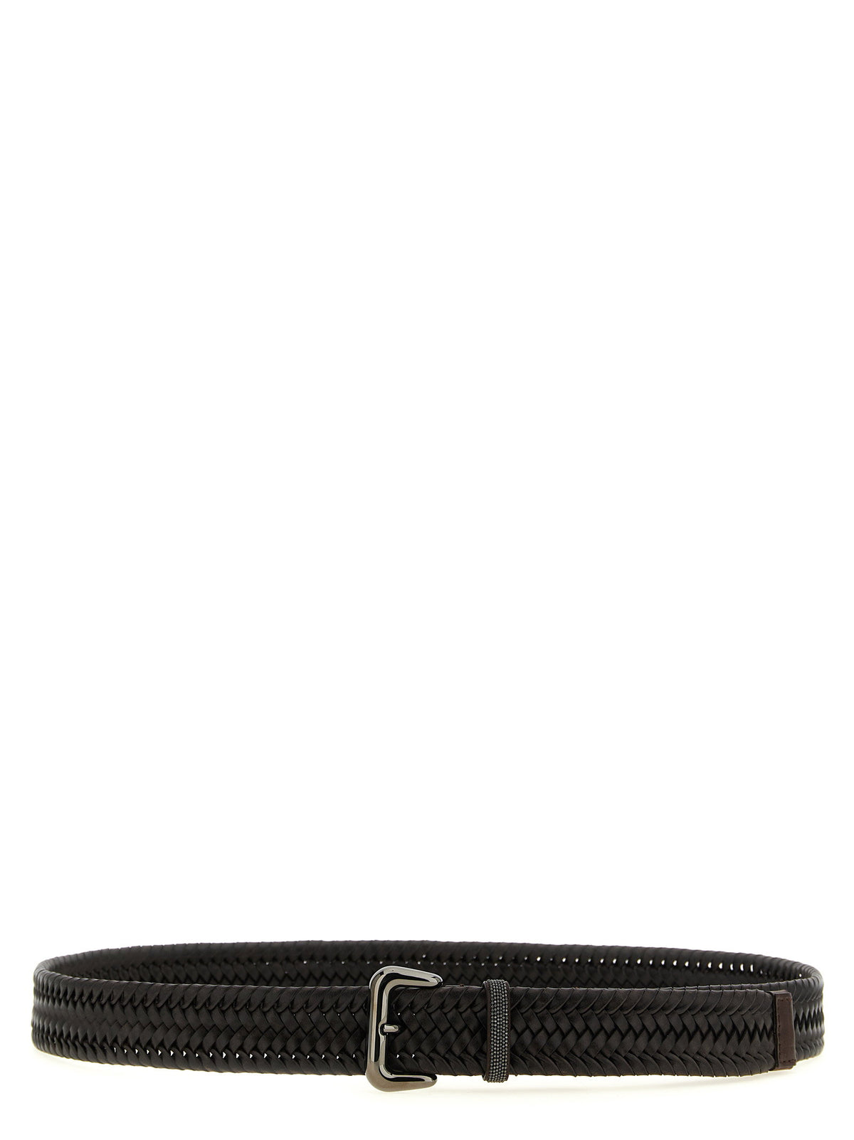 Brunello Cucinelli Shiny Loop Belt