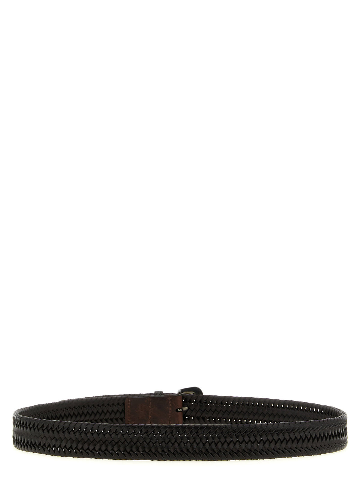 Brunello Cucinelli Shiny Loop Belt
