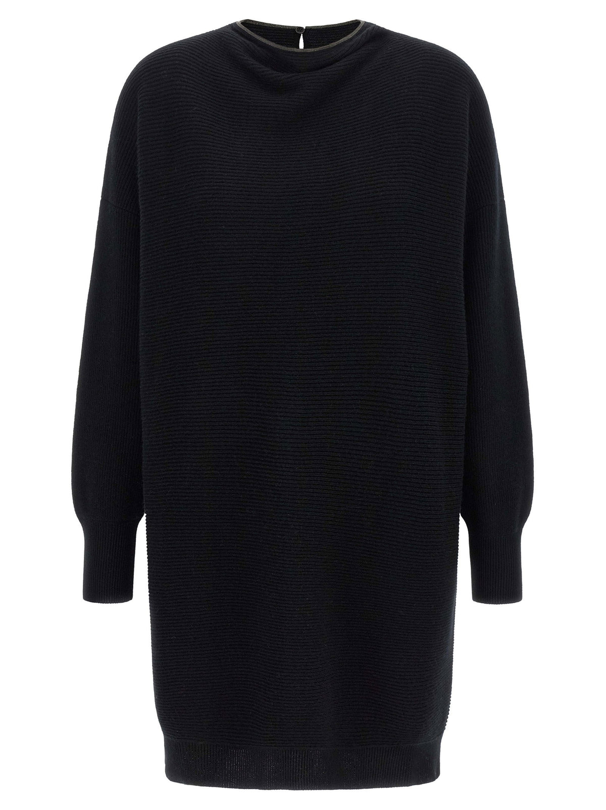 Brunello Cucinelli Precious Collar Dress