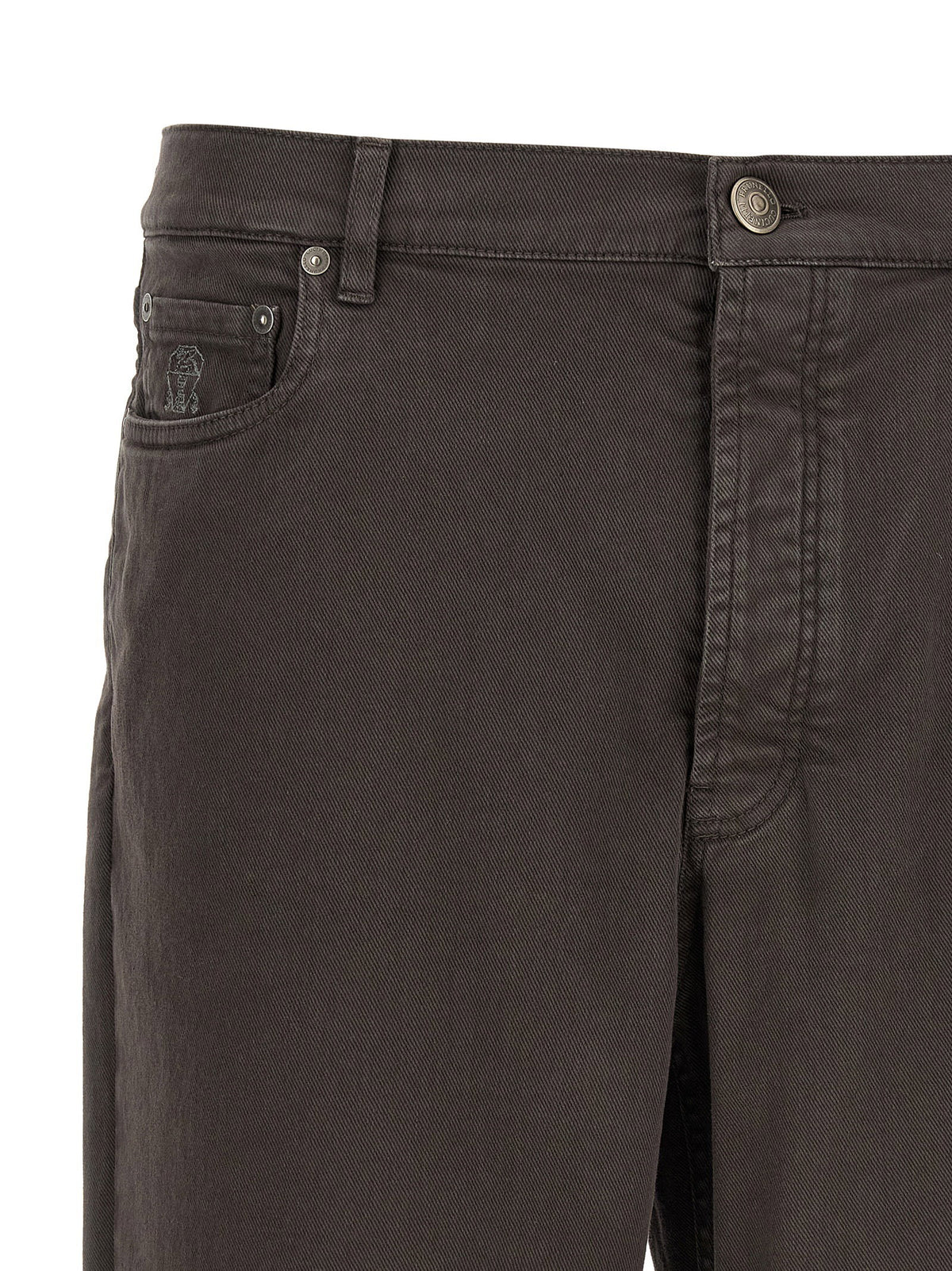 Brunello Cucinelli Garment-dyed Denim Jeans Brunello Cucinelli