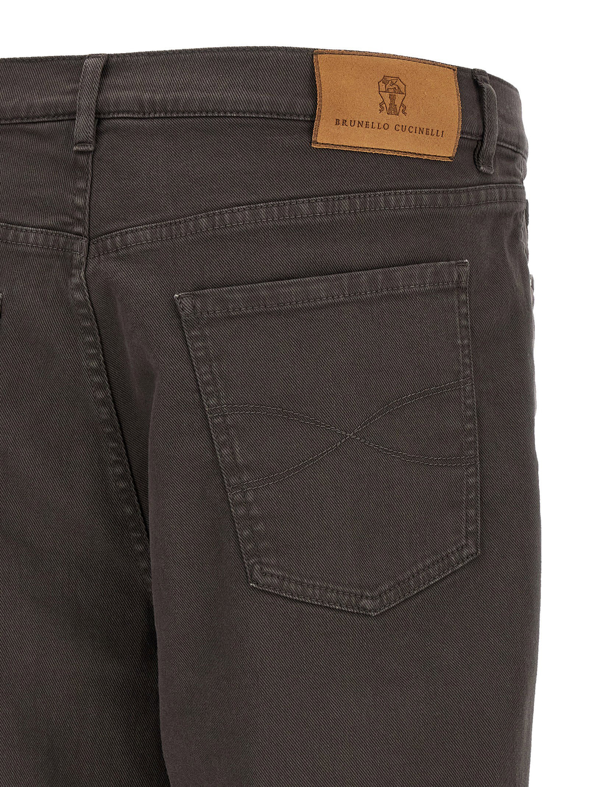 Brunello Cucinelli Garment-dyed Denim Jeans Brunello Cucinelli
