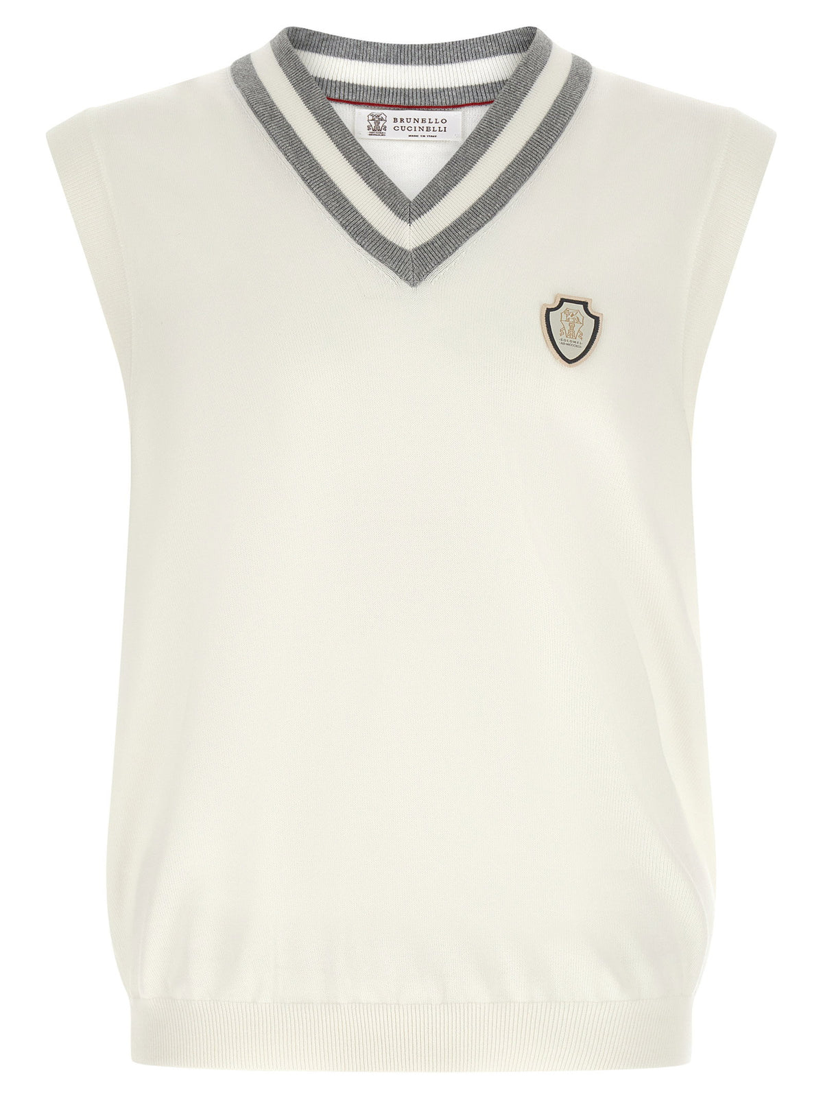 Brunello Cucinelli Logo Patch Vest