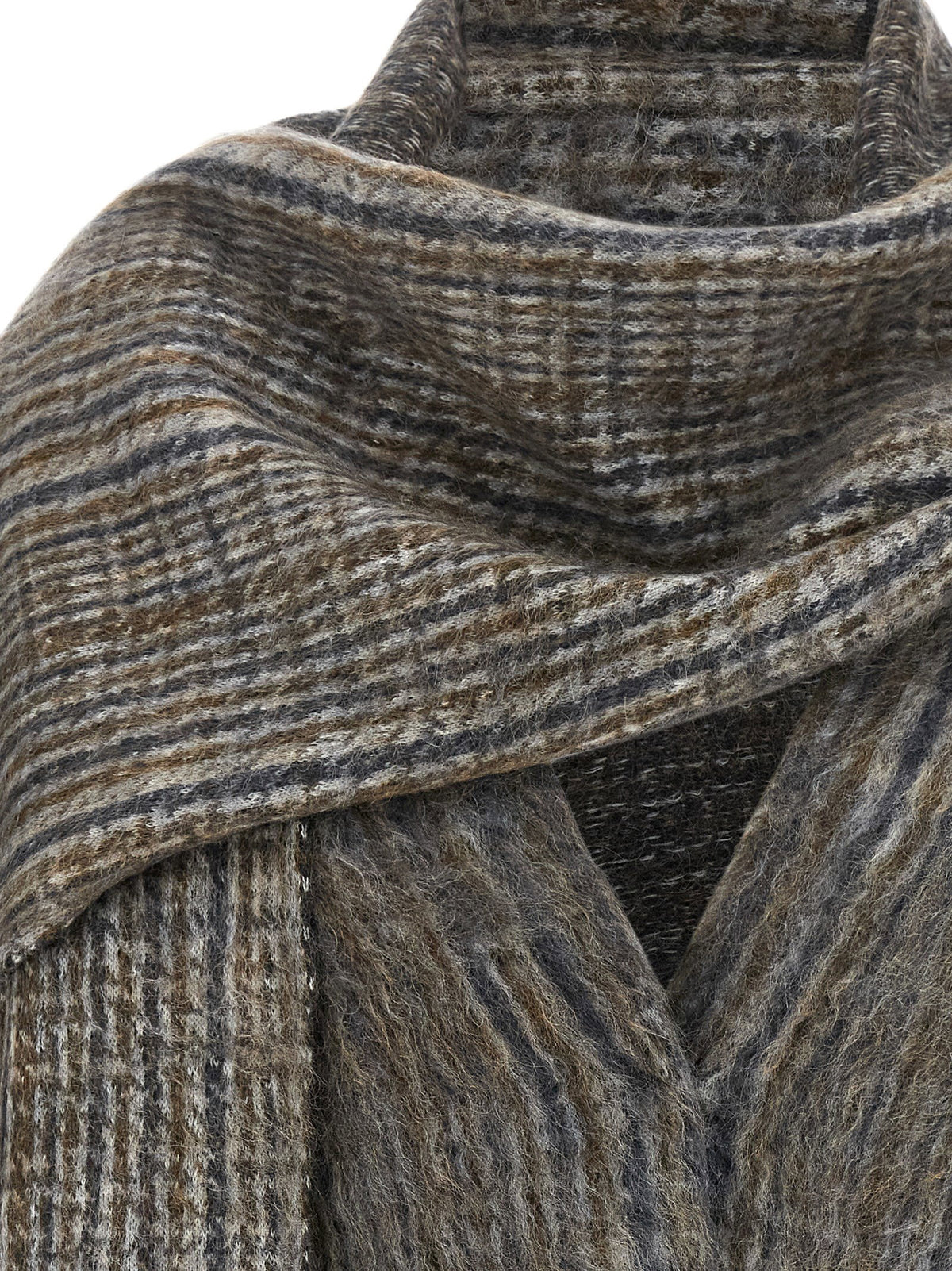 Brunello Cucinelli Cardigan With Scarf Brunello Cucinelli
