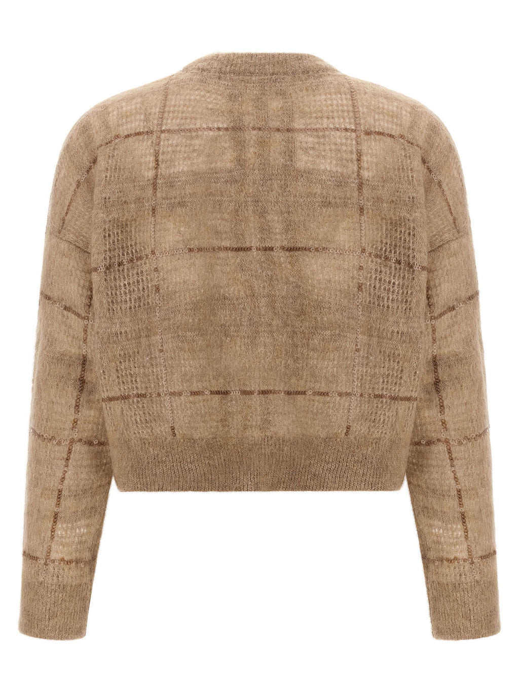 Brunello Cucinelli Sequin Check Sweater Brunello Cucinelli