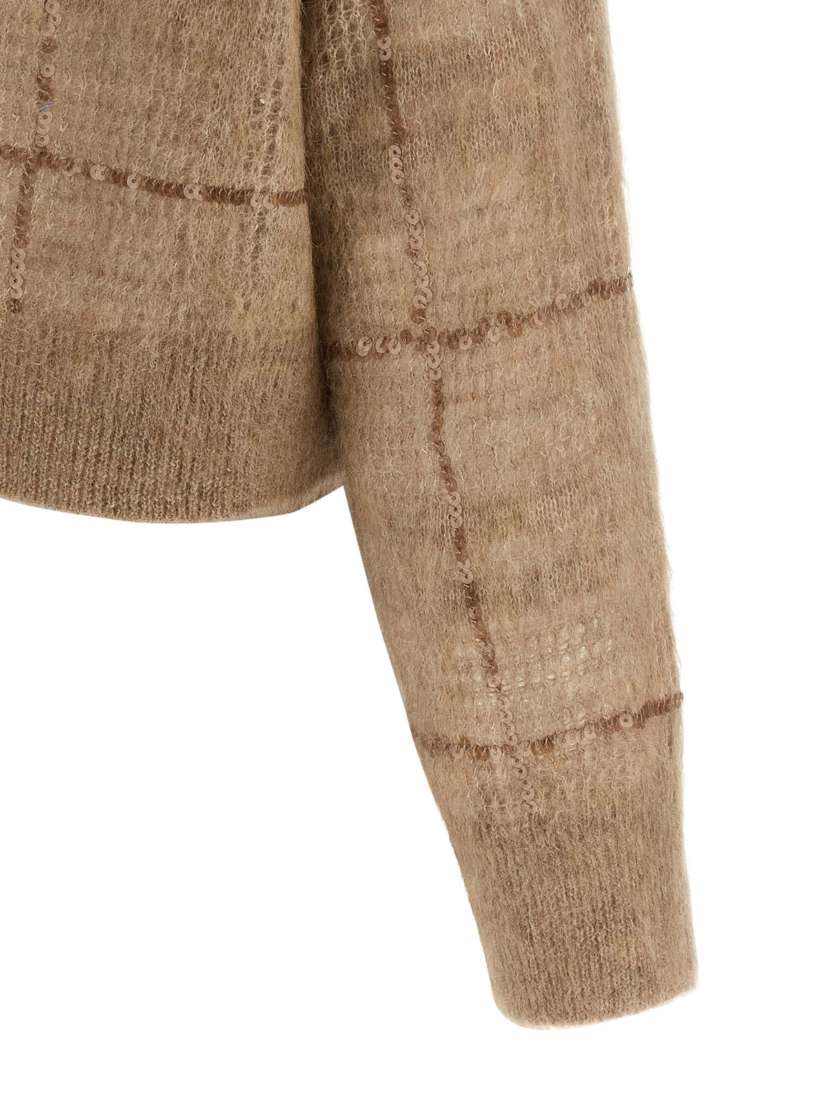 Brunello Cucinelli Sequin Check Sweater Brunello Cucinelli