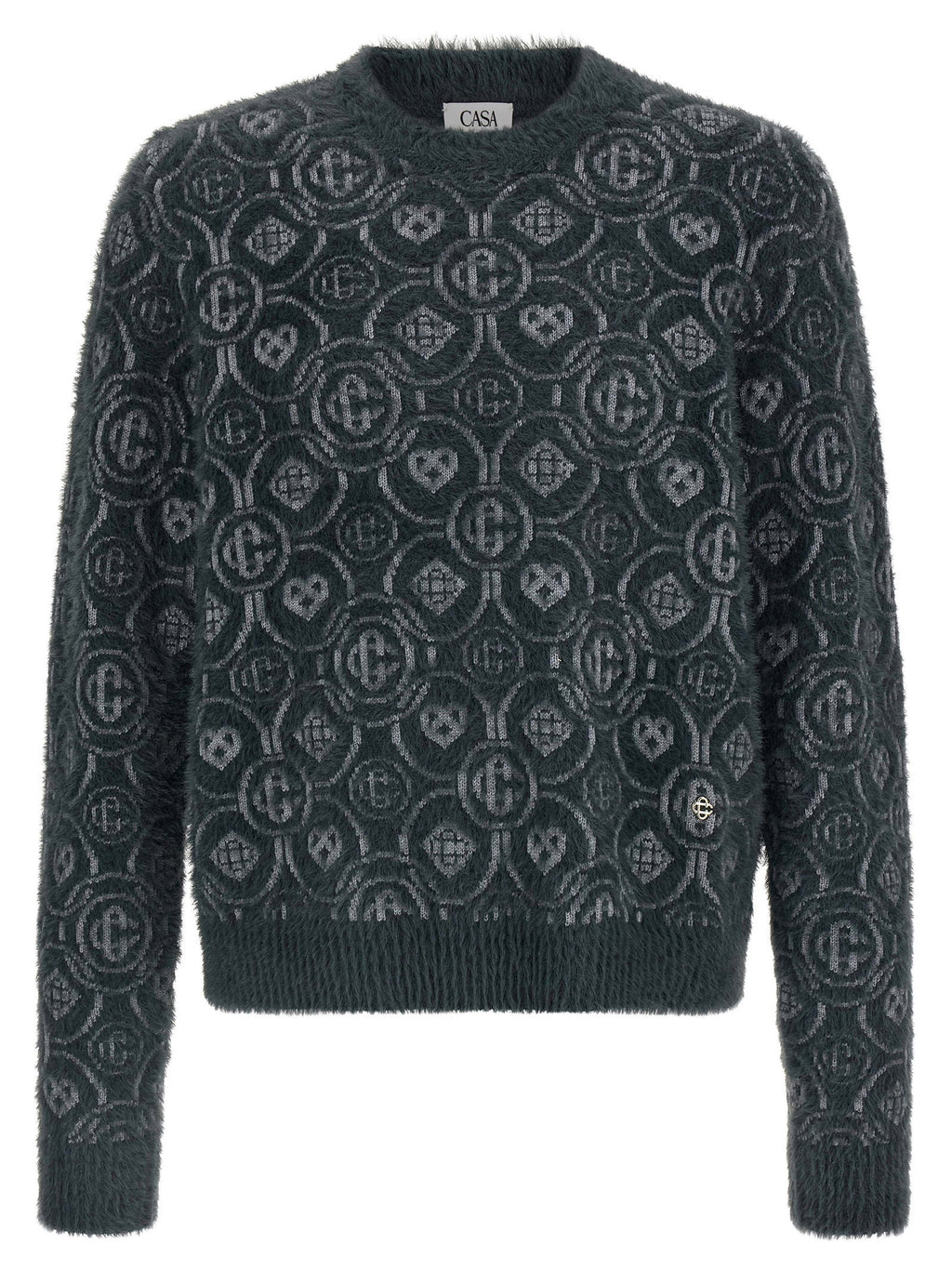 Casablanca Fluffy Monogram Sweater