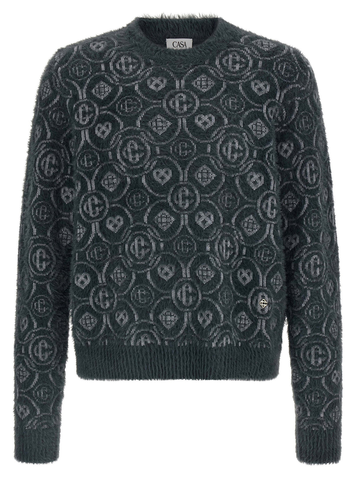 Casablanca Fluffy Monogram Sweater