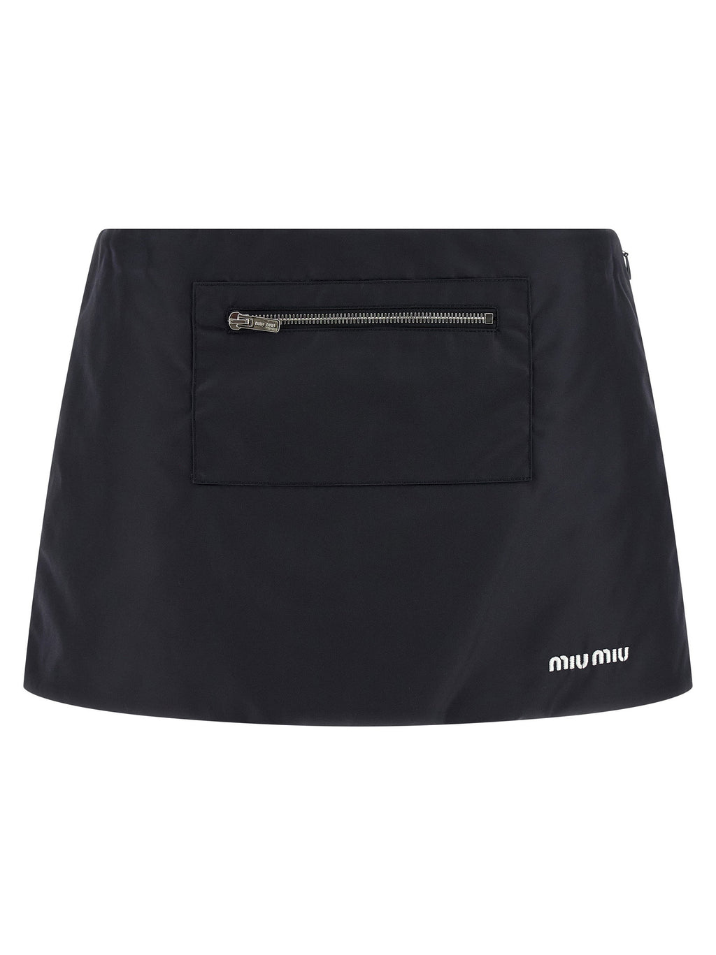 Miu Miu Nylon And Fleece Skirt