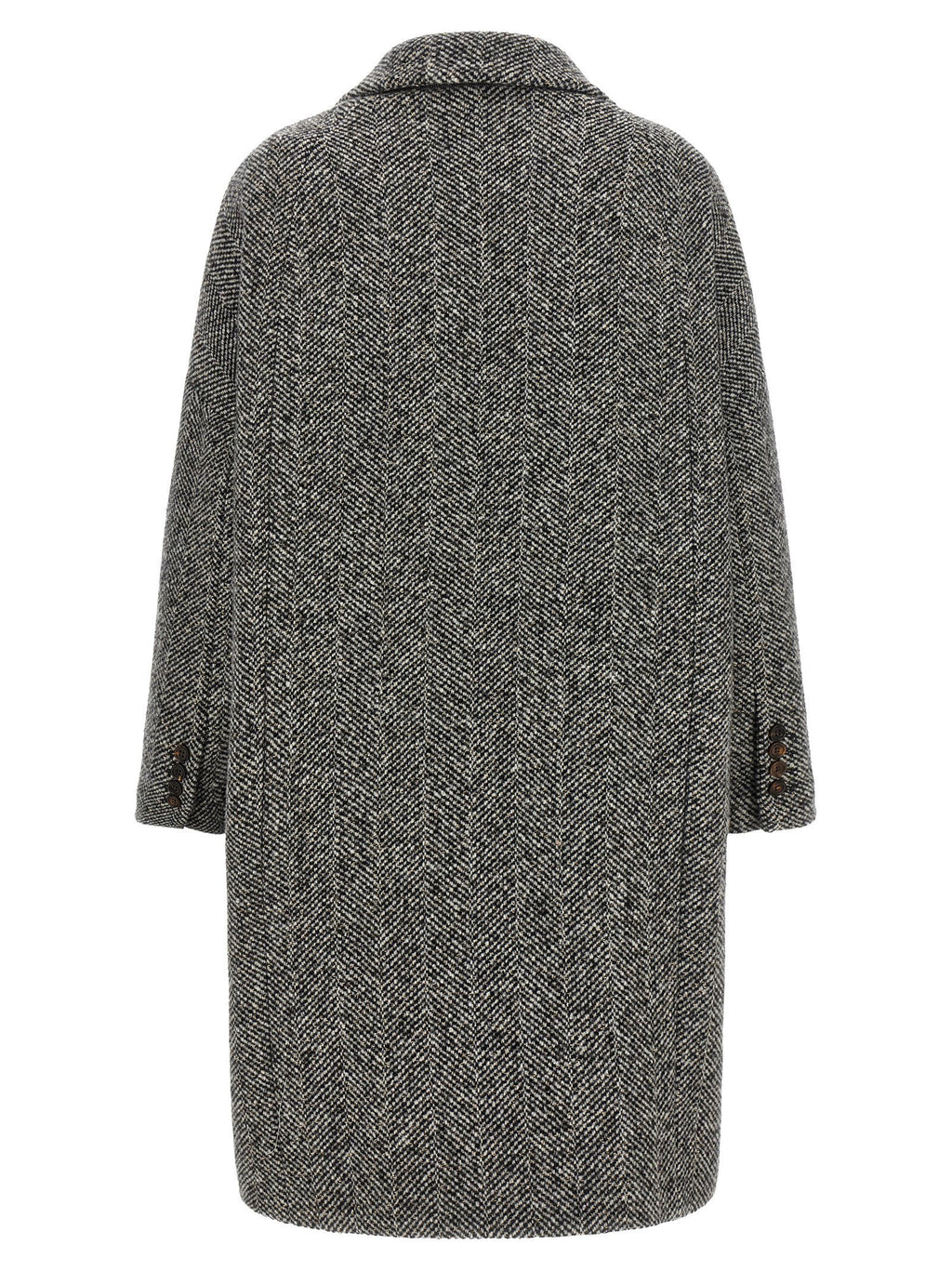 Brunello Cucinelli Dazzling Chevron Coat Brunello Cucinelli
