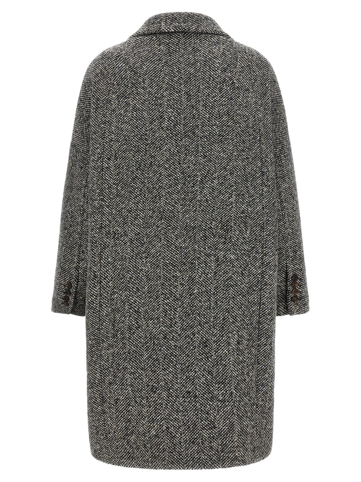 Brunello Cucinelli Dazzling Chevron Coat Brunello Cucinelli