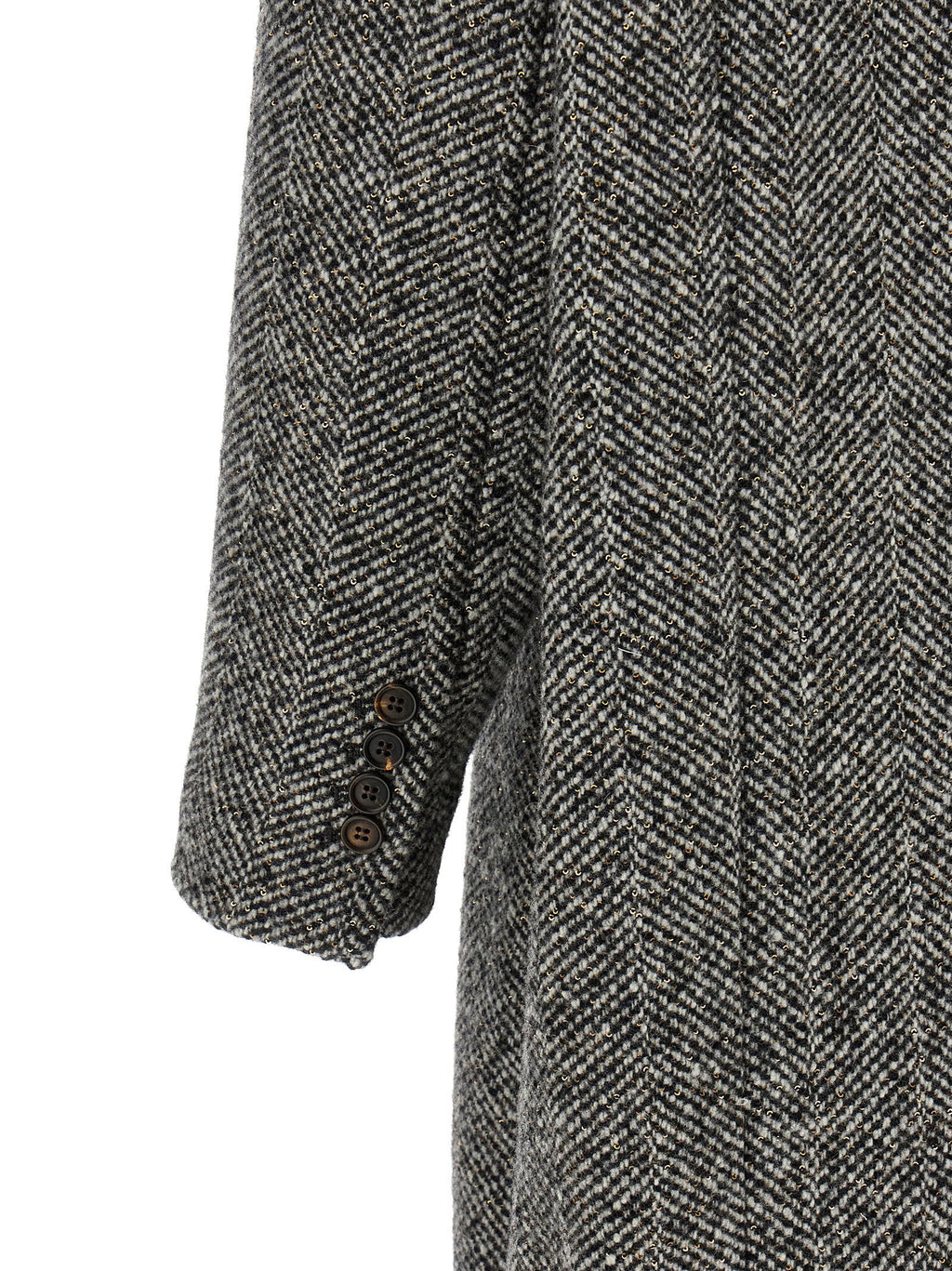 Brunello Cucinelli Dazzling Chevron Coat Brunello Cucinelli