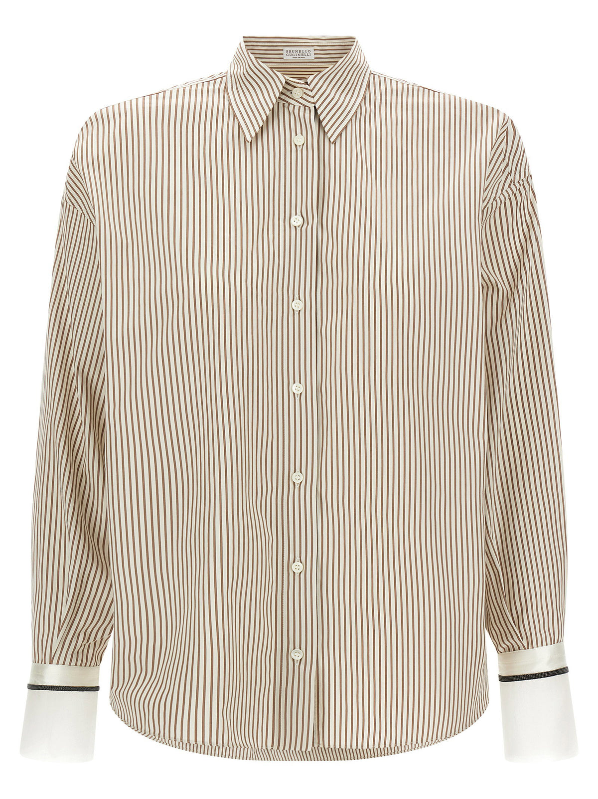 Brunello Cucinelli Monile Cuffed Shirt Brunello Cucinelli