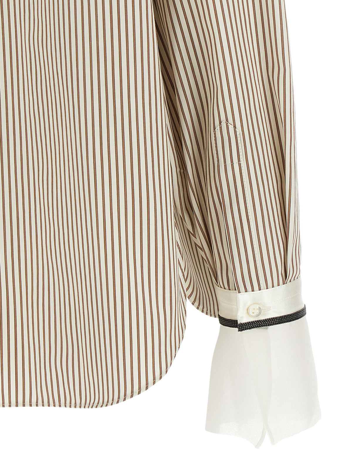 Brunello Cucinelli Monile Cuffed Shirt Brunello Cucinelli