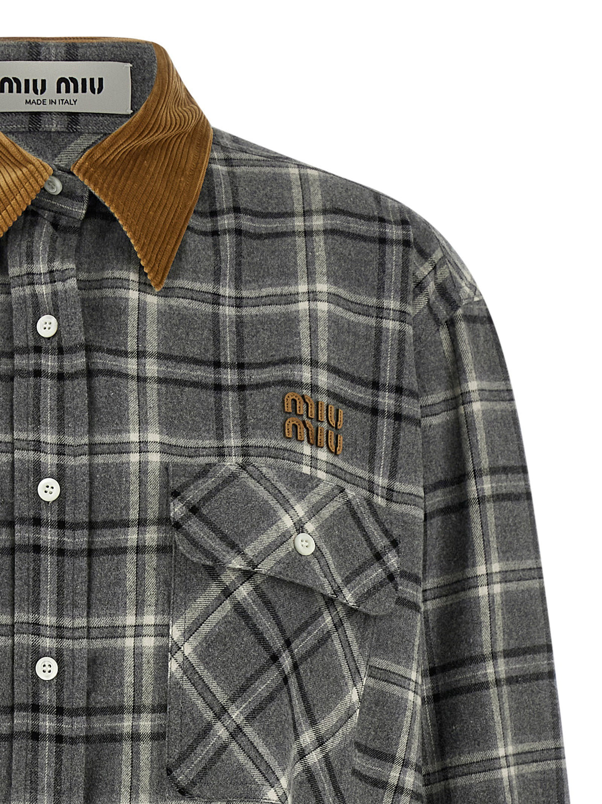 Miu Miu Check Shirt