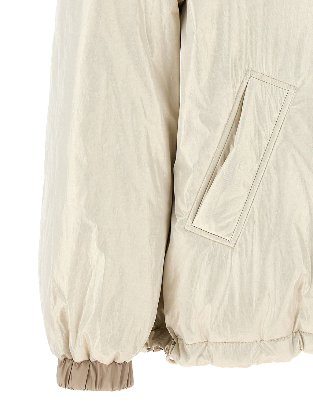 Brunello Cucinelli Laminated Reversible Down Jacket Brunello Cucinelli