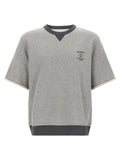 Brunello Cucinelli Solomei Athletic Club Embroidered Sweatshirt Brunello Cucinelli