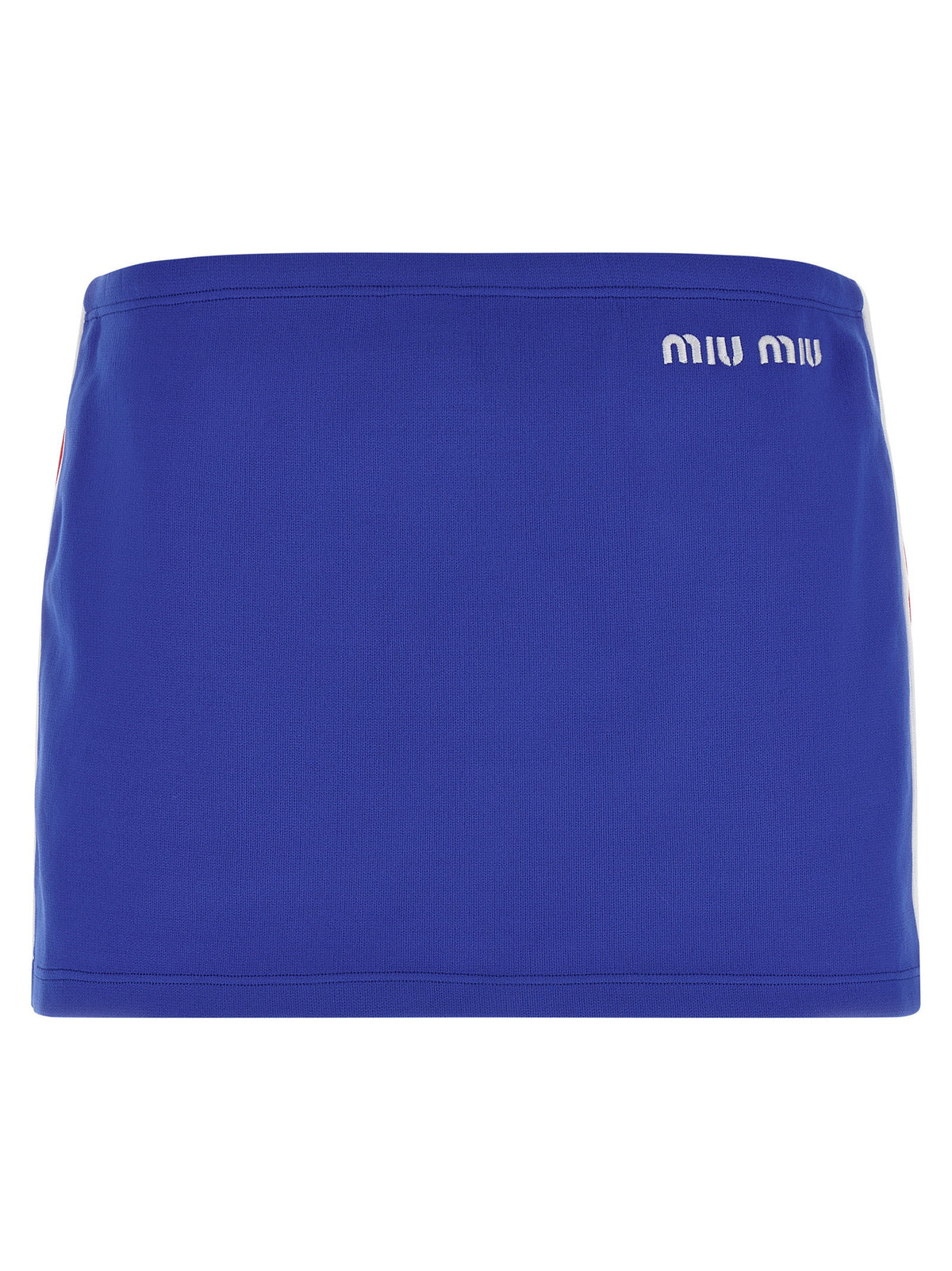 Miu Miu Logo Embroidery Skirt
