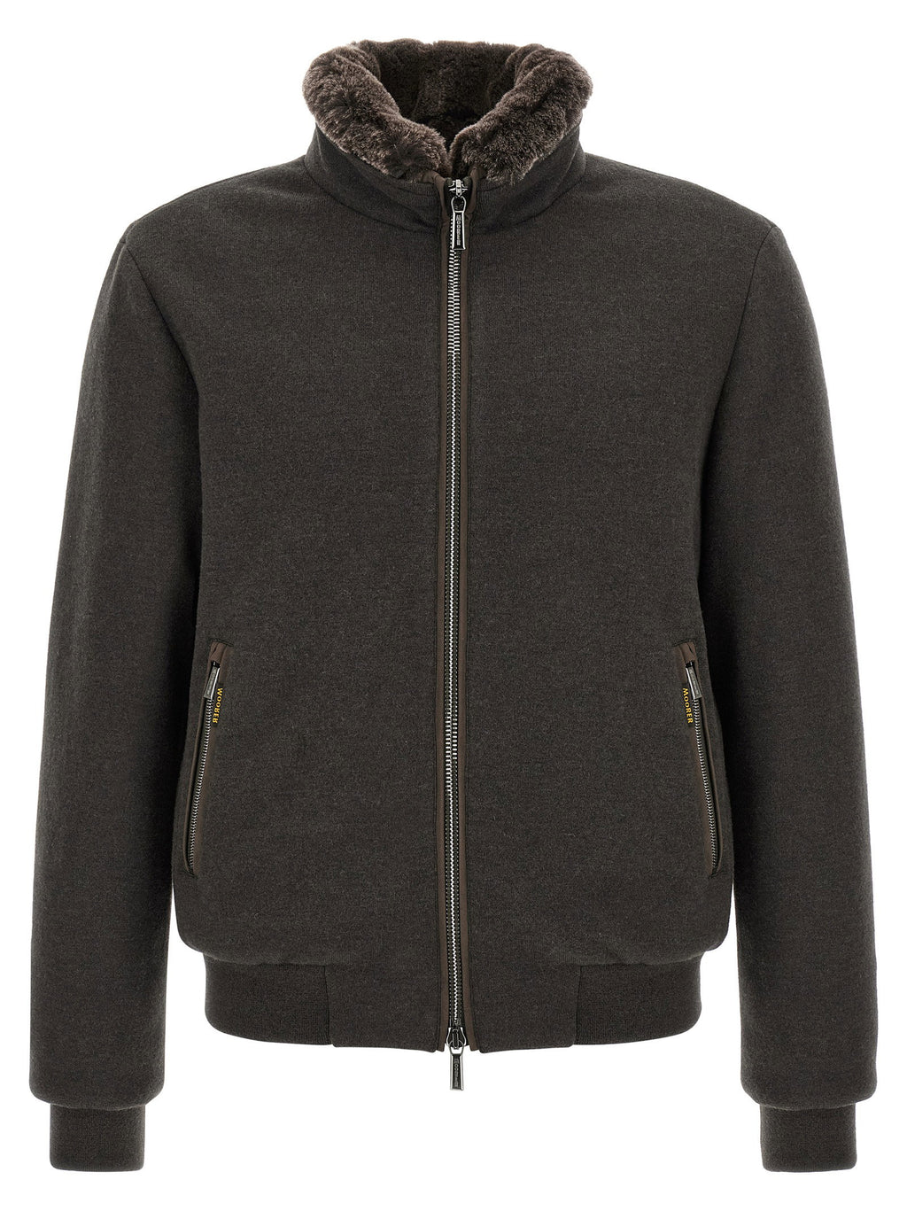 Moorer Bellati-mrw Bomber Jacket - Acqua Line Moorer