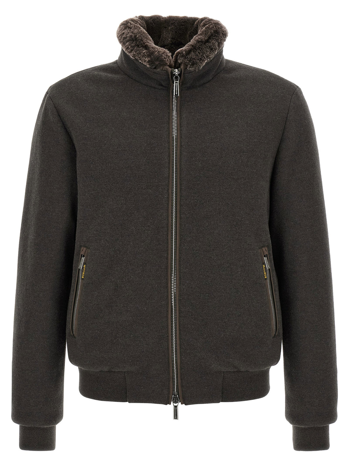 Moorer Bellati-mrw Bomber Jacket - Acqua Line Moorer