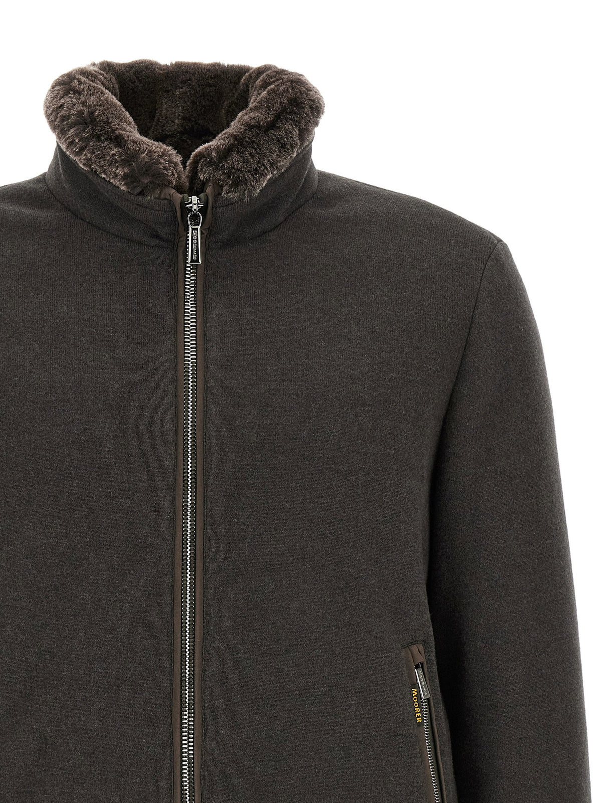 Moorer Bellati-mrw Bomber Jacket - Acqua Line Moorer
