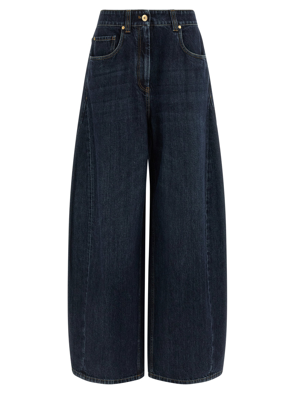Brunello Cucinelli The Wide Barrel Jeans