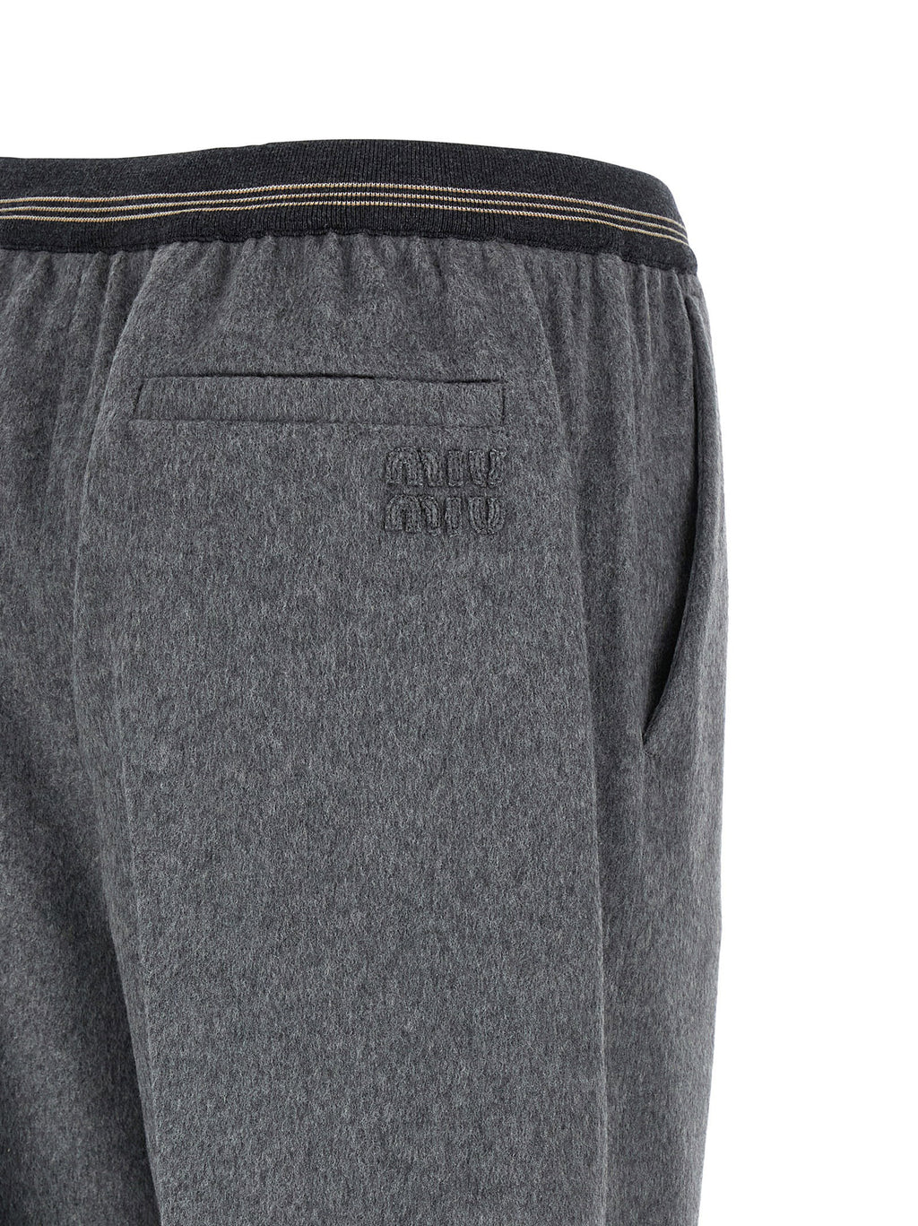 Miu Miu Velour Wool Pants