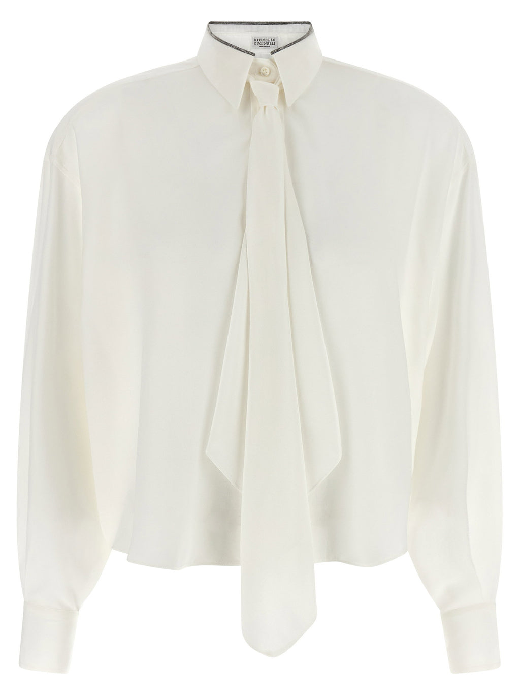 Brunello Cucinelli Shiny Collar Shirt