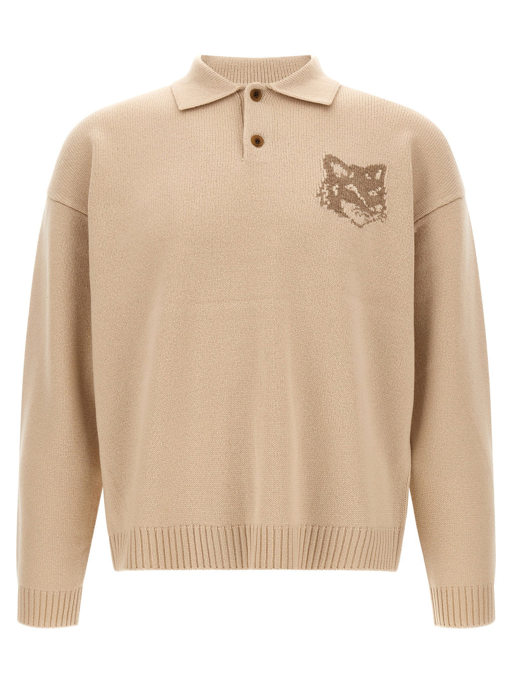 Maison Kitsuné Fox Head Intarsia Sweater