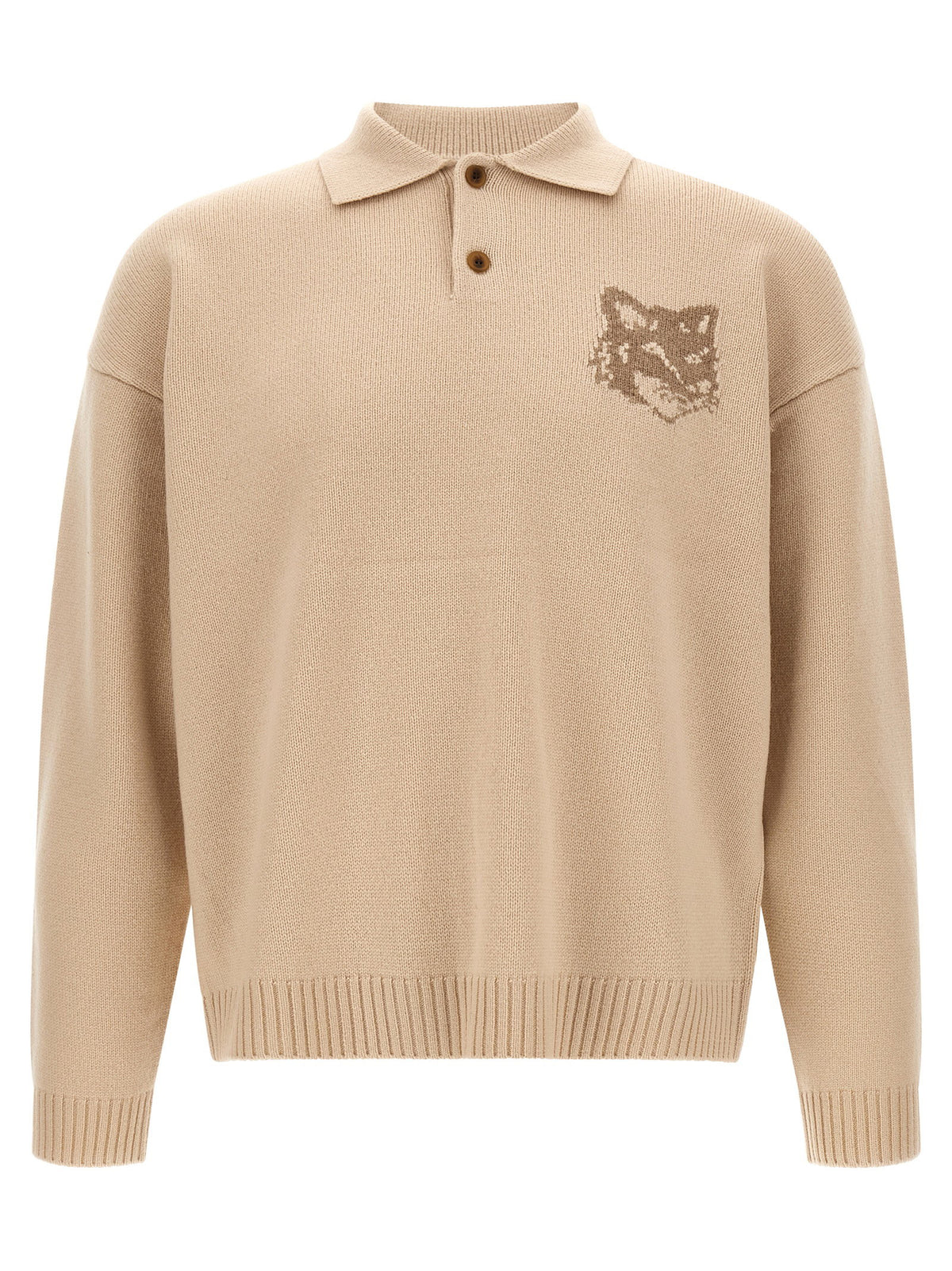Maison Kitsuné Fox Head Intarsia Sweater