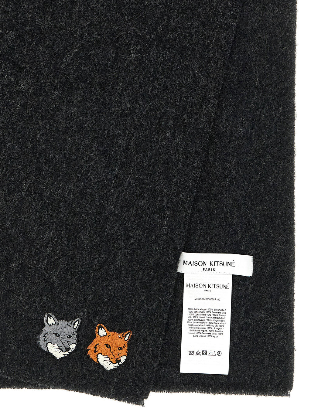 Maison Kitsuné Double Fox Head Scarf